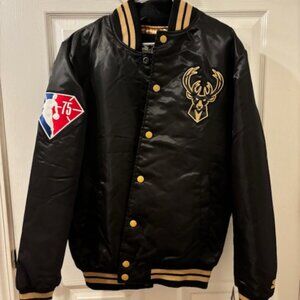 Milwaukee Bucks MWT Starter Black Label Jacket
